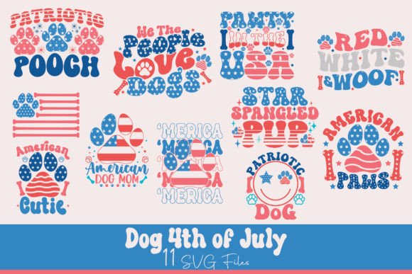 A Designer's Take on the 4th of July Dog Mom SVG Bundle