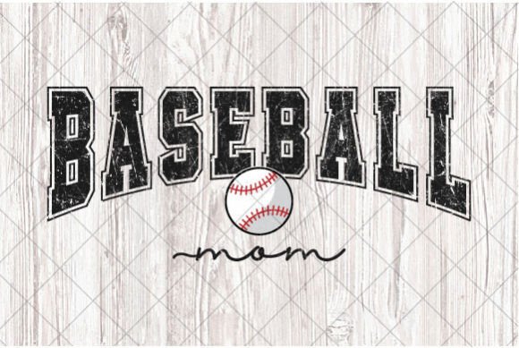 Baseball Mama PNG Baseball Mom SVG Retro