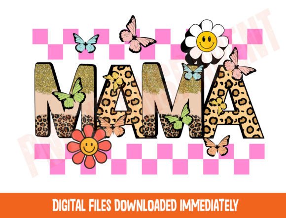 Mama Boho PNG: Retro Charm Meets Real Embroidery
