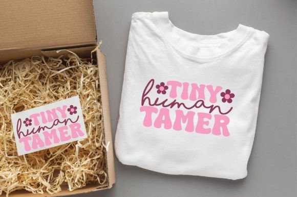 Tiny Human Tamer Mom SVG PNG Design