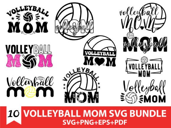 Volleyball Mom SVG Bundle